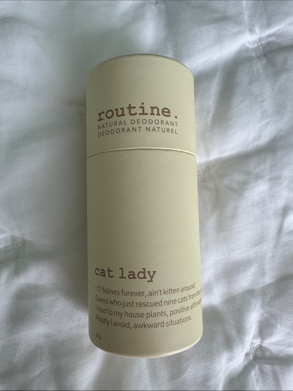 Routine Cat Lady Natural Deodorant - Cream